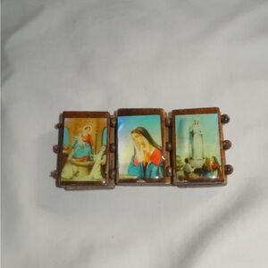 Handmade Catholic Wooden Bracelet